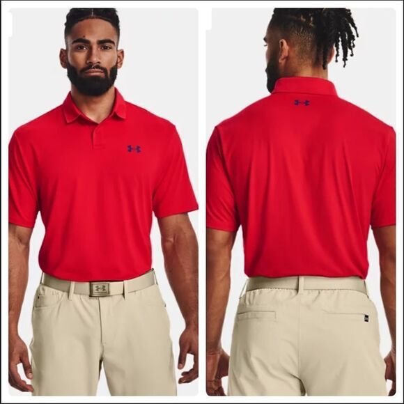 UNDERARMOUR Performance Polo Textured Heatgear Shirt 2XL - Picture 1 of 13
